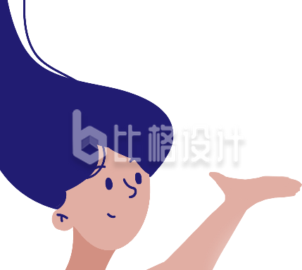 手绘文艺小清新小女孩人物 手绘文艺小清新小女孩人物