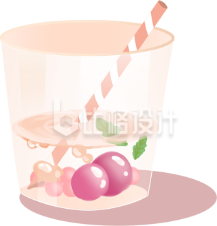 手绘小清新饮料