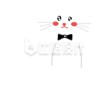 手绘可爱猫咪