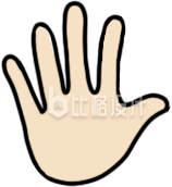 手绘卡通打开手势Emoji表情 手绘卡通打开手势Emoji表情