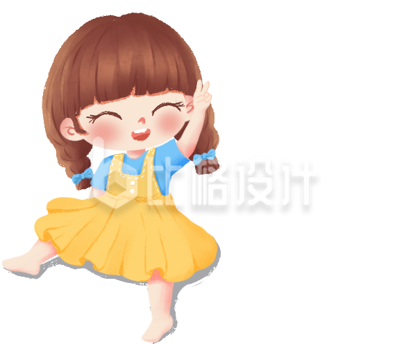 开心女孩