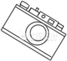 简约线条相机