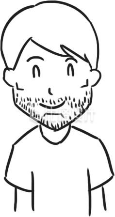 简约卡通人物插画