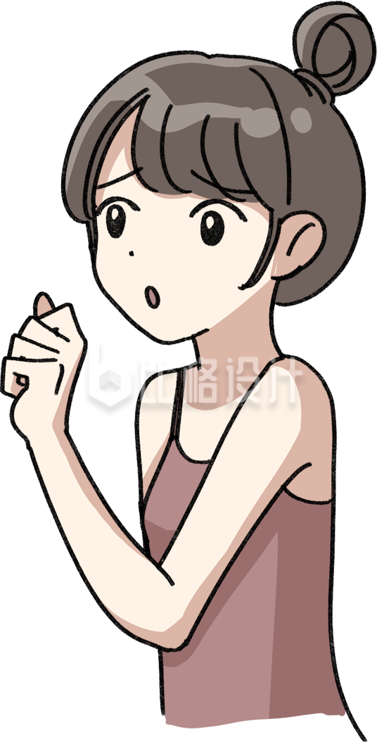 简约卡通人物插画