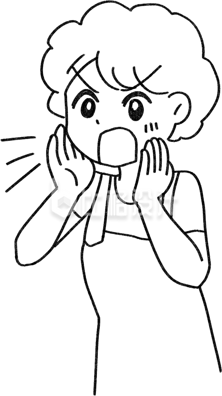 简约卡通人物插画
