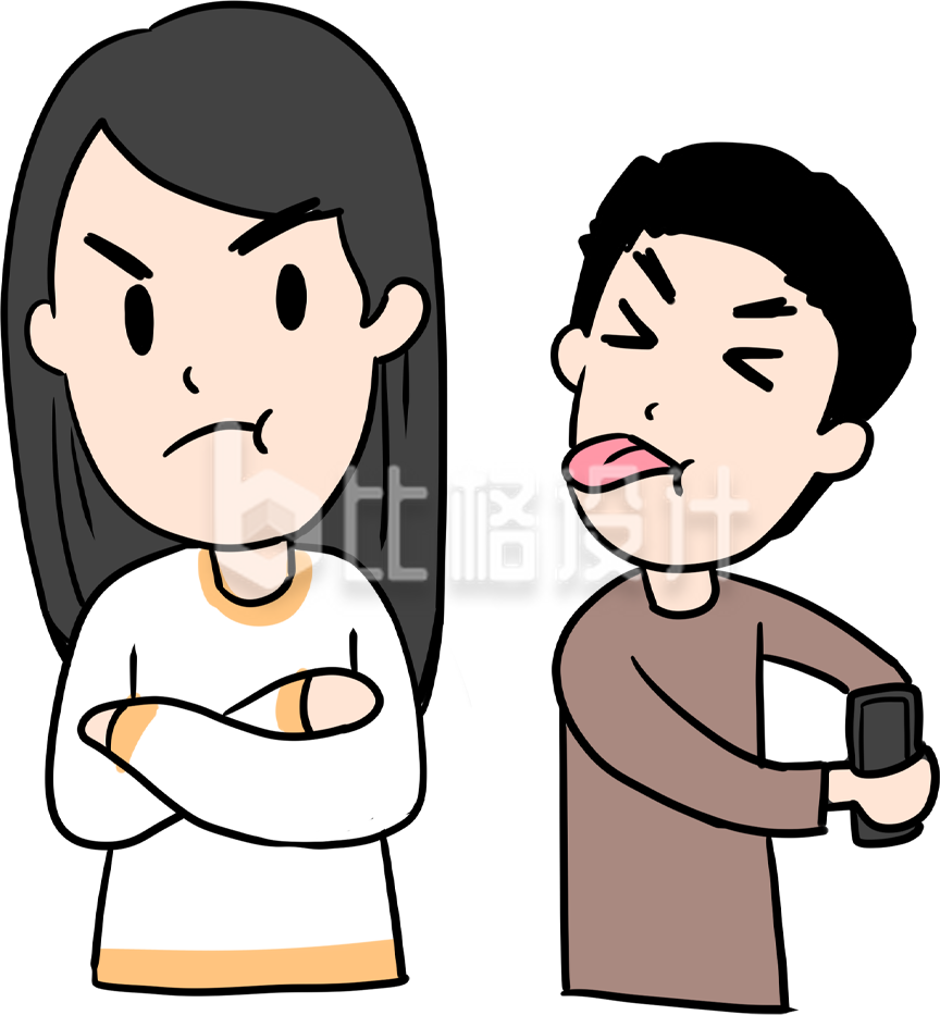 简约卡通人物插画