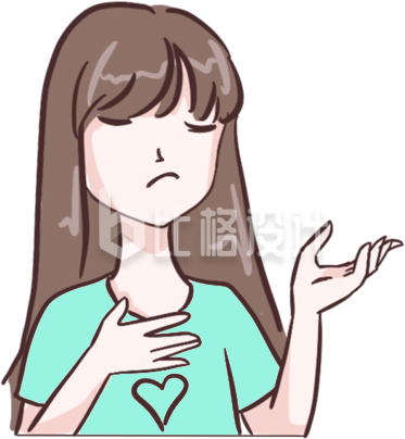穿绿衣的女孩形象图，适合多种宣传物料