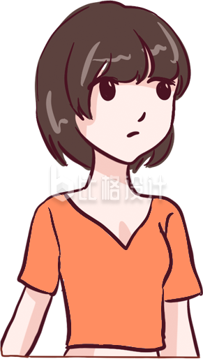 卡通风格的时尚服饰箱包插画素材