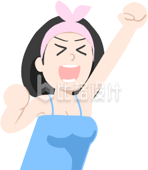 活力运动女孩形象 健身海报主打青春动感
