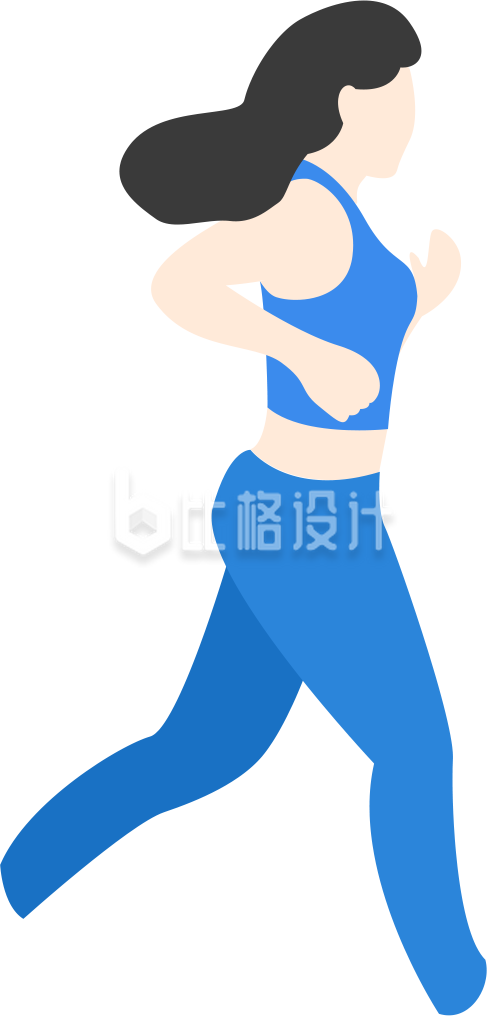 活力运动人物形象,适合健身宣传物料 活力运动人物形象,适合健身宣传物料
