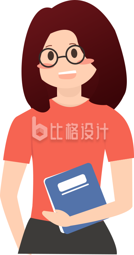 手持书本的女教师形象 教学场景类宣传素材 手持书本的女教师形象 教学场景类宣传素材
