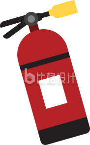 红色灭火器图标 消防必备安全宣传物料 红色灭火器图标 消防必备安全宣传物料