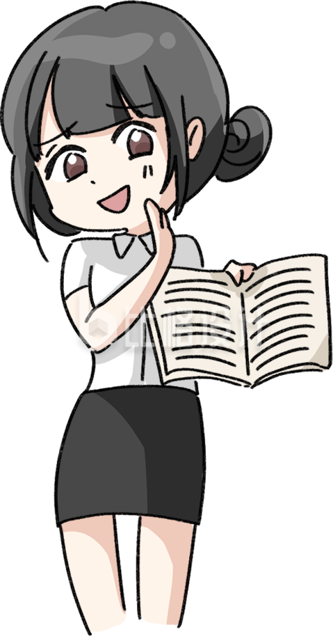 手拿书本的女教师形象宣传物料