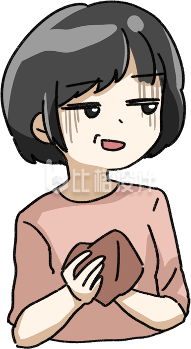 可爱卡通人物形象的趣味表情宣传图