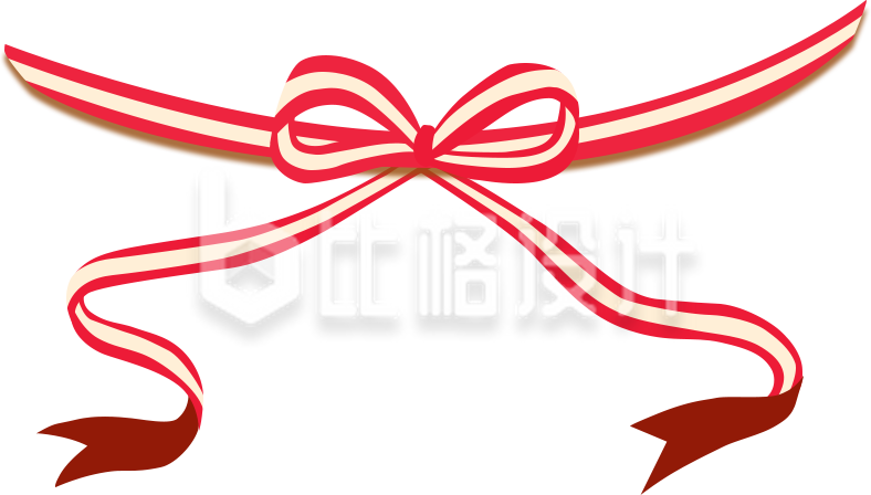 卡通手绘蝴蝶结
