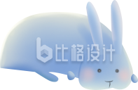 简约卡通小兔子插画