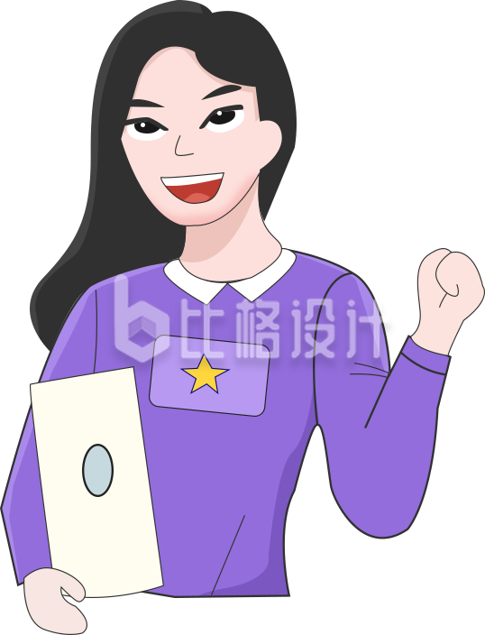 漂亮小姐姐插画