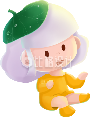 可爱小朋友插画