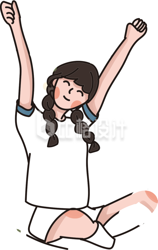 可爱女生插画