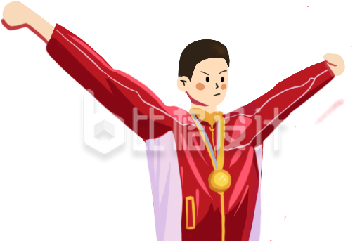 运动员插画