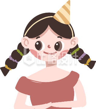 生日漂亮女孩