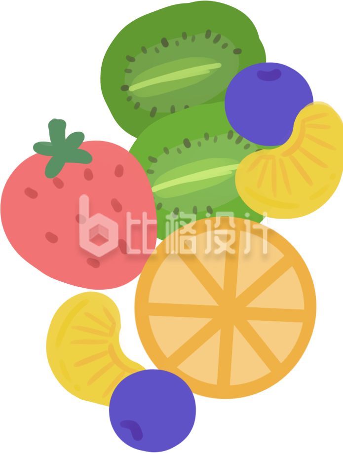 水果大集合插画