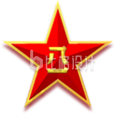 鲜艳红星徽章彰显爱国情怀的国庆节物料