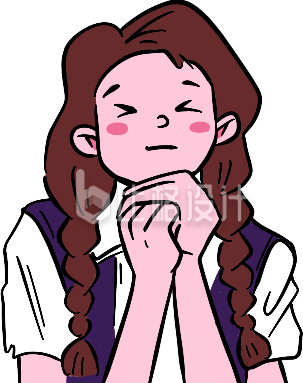 可爱女孩子插画