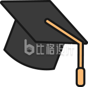 毕业学士帽