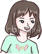 卡通小女生插画