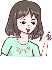 卡通小女生插画