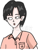 卡通搞笑男插画