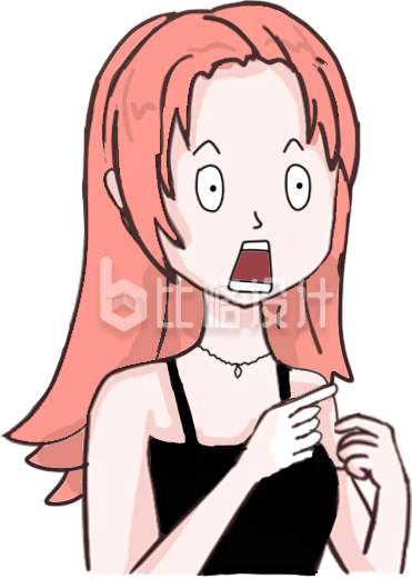 非常惊吓的小女孩