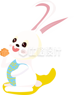 小兔子可爱插画