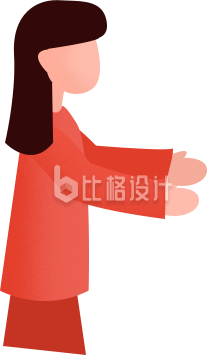 简约的小姑娘
