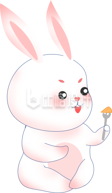 可爱的小兔子