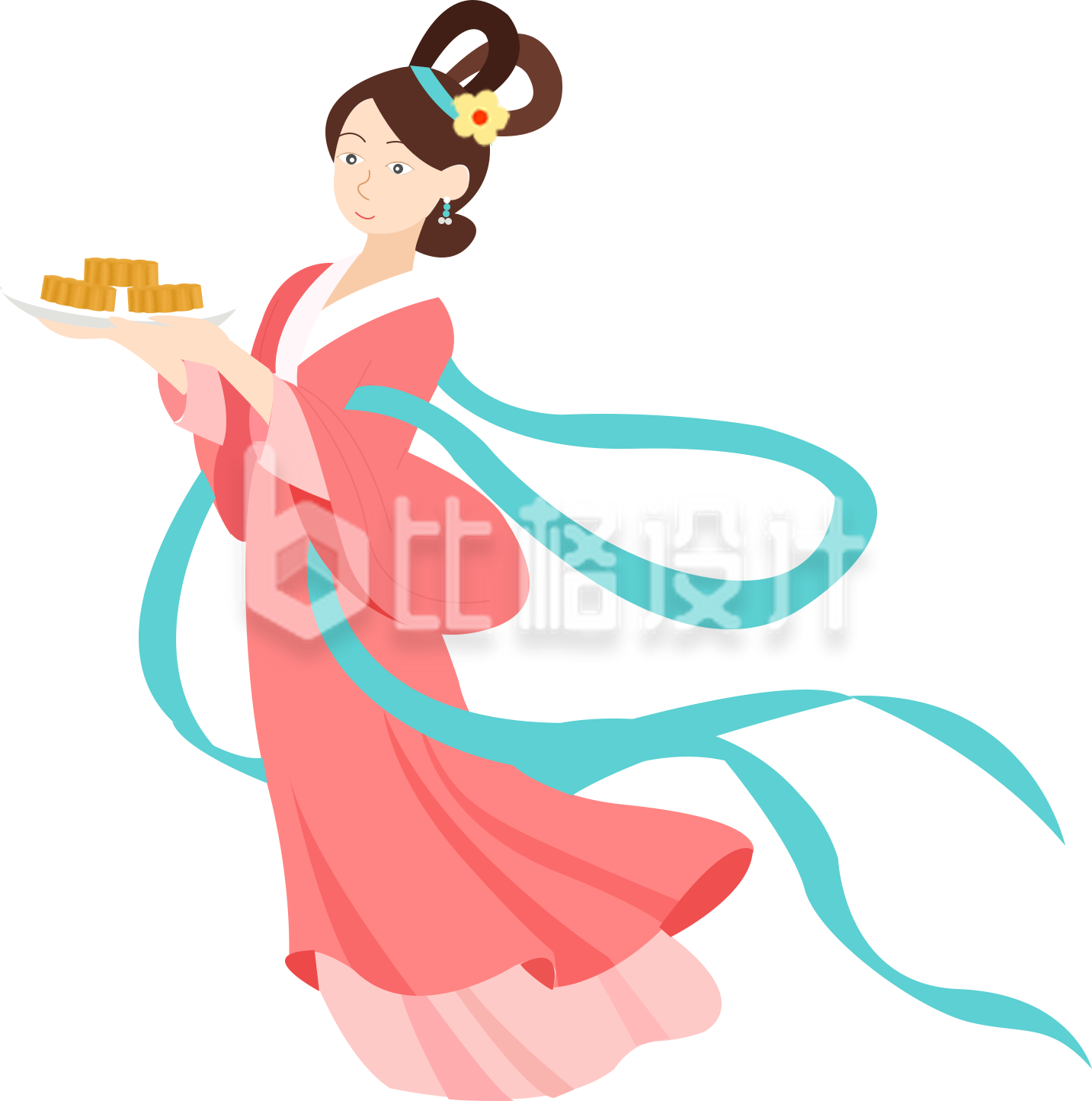 嫦娥漂亮手绘