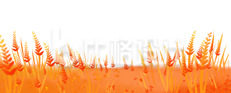 小草卡通插画