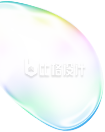 多彩渐变漂浮素材 打造缤纷视觉效果