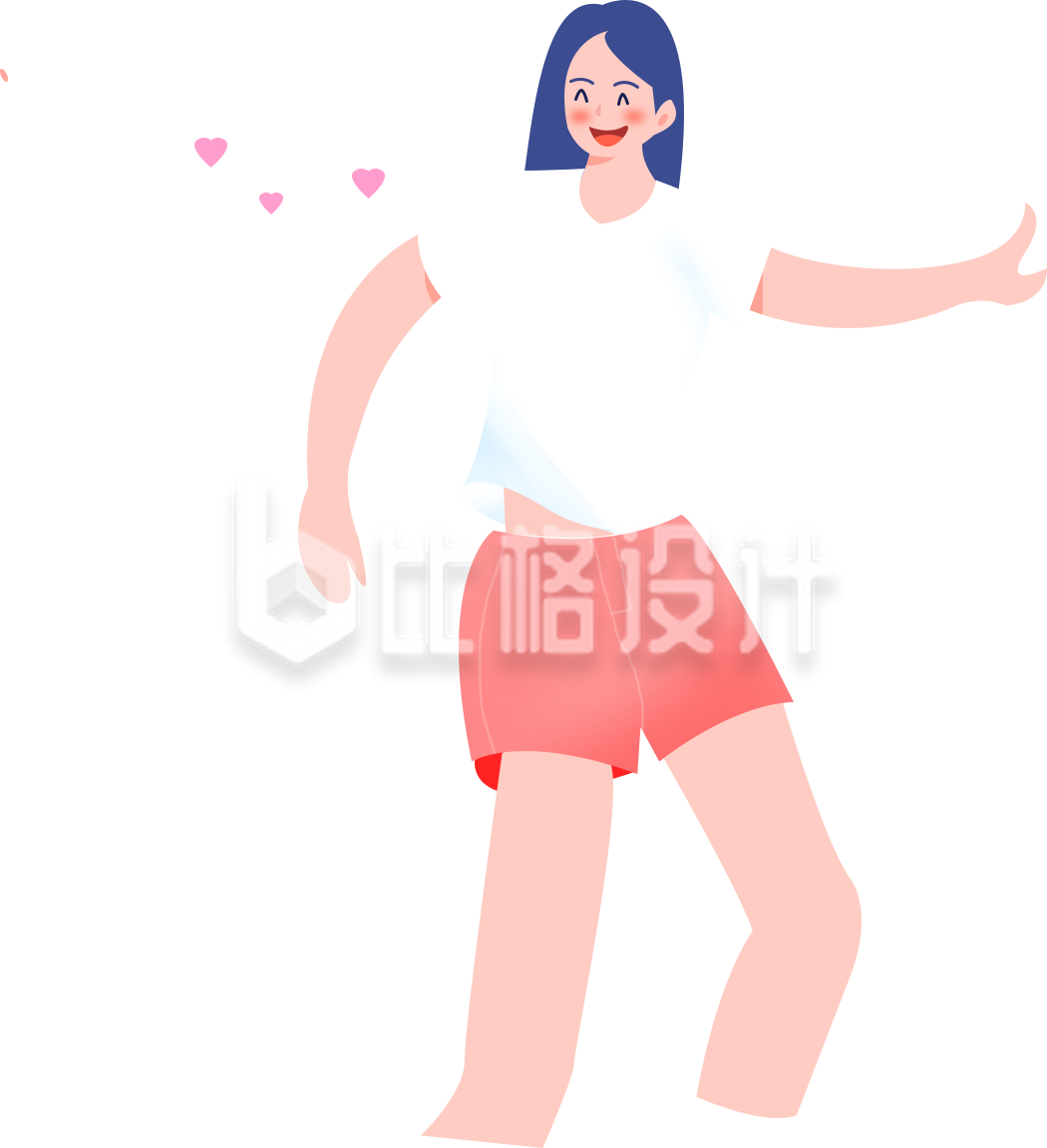 穿着休闲的运动人物形象设计宣传图 穿着休闲的运动人物形象设计宣传图
