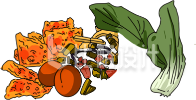 多样食物组合，美味健康的食材大集合