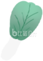 清新绿叶形象 优质蔬菜宣传物料来袭