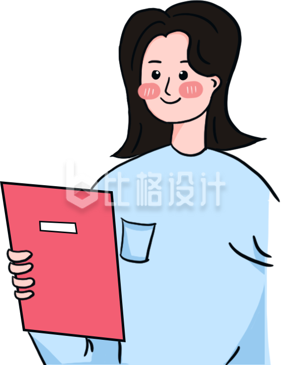 医生护士手持文件夹宣传物料图 医生护士手持文件夹宣传物料图