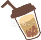 美味饮品插画图,奶茶纸杯形象惹人爱 美味饮品插画图,奶茶纸杯形象惹人爱