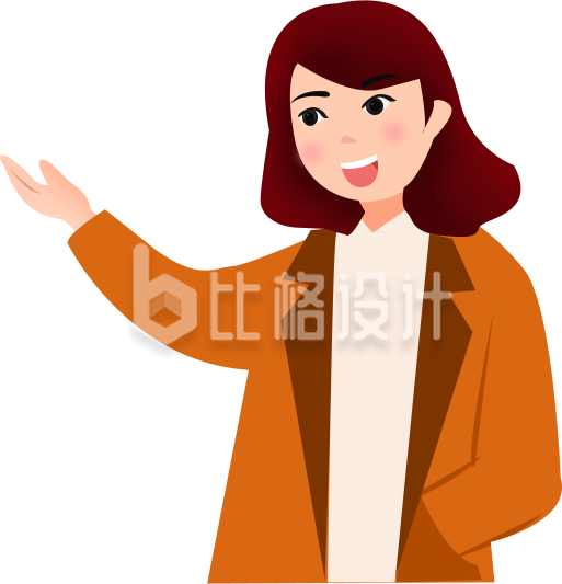 商务女士形象展示，时尚办公宣传物料