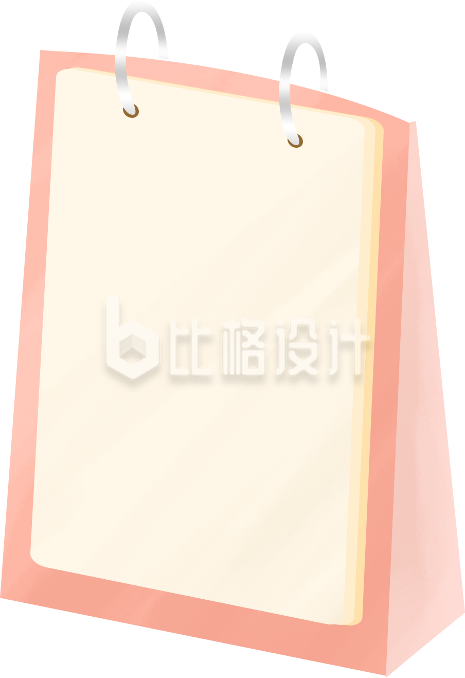 简约粉色手提袋 时尚文具类宣传物料