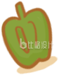 可爱青椒卡通图标 蔬菜水果类宣传素材 可爱青椒卡通图标 蔬菜水果类宣传素材
