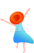 穿着蓝裙的卡通人物形象活力满满超可爱 穿着蓝裙的卡通人物形象活力满满超可爱