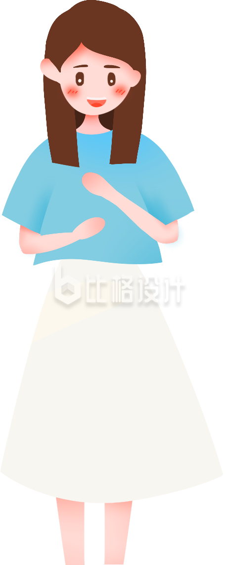 身着清新裙装的女性形象宣传物料图 身着清新裙装的女性形象宣传物料图
