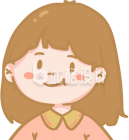 可爱卡通女孩形象 适用于多种宣传物料